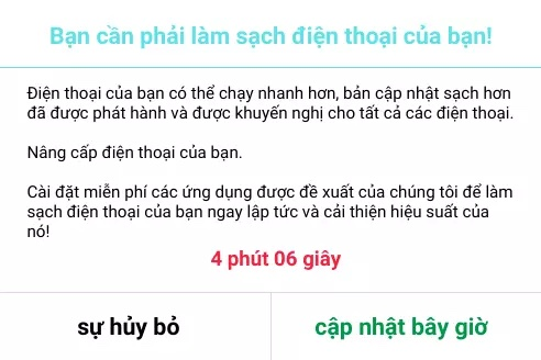 ❗️CẢNH BÁO! Thông báo hệ thống